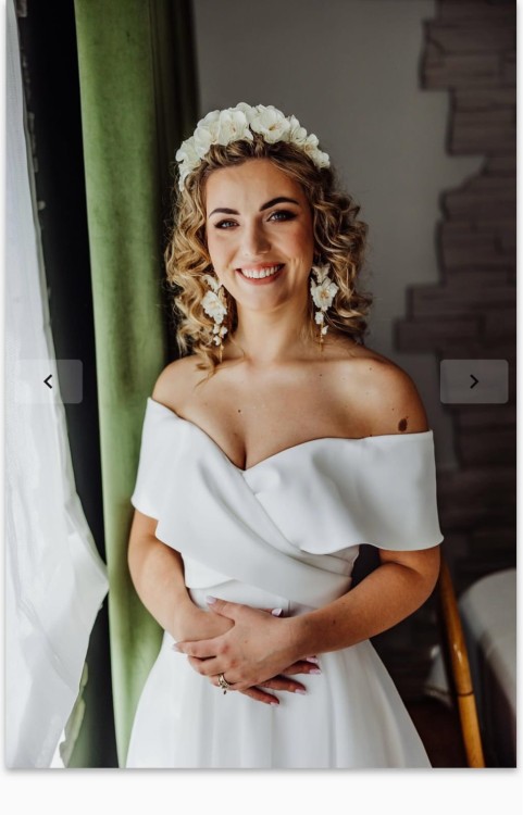 Tiara ślubna kwiatowa, ozdoba kwiatowa do włosów (3).jpg