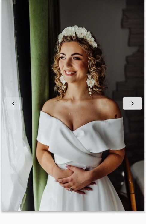 Tiara ślubna kwiatowa, ozdoba kwiatowa do włosów (4).jpg