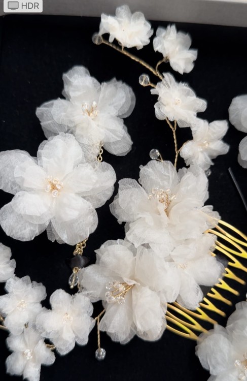Silk organza hair comb hollywood wave comb (5).jpeg