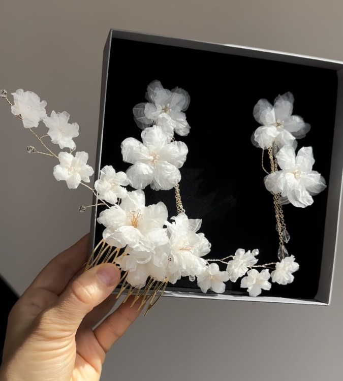 Silk organza hair comb hollywood wave comb (7).jpeg