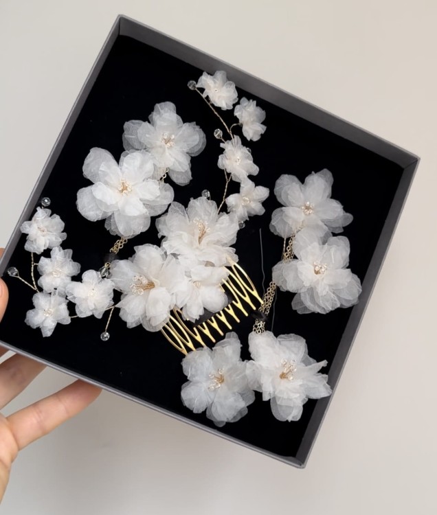 Silk organza hair comb hollywood wave comb (8).jpeg