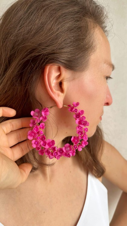 Fuchsia hoop flower earrings (3).jpeg