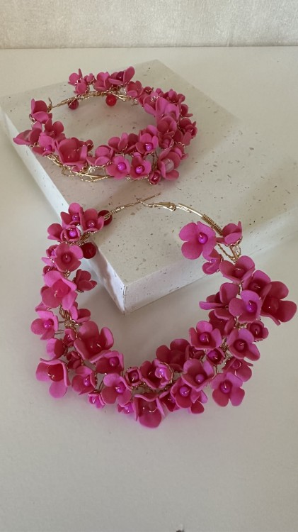 Fuchsia hoop flower earrings (4).jpeg