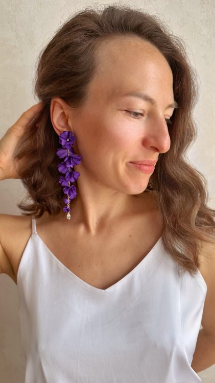 dark purple violet amethyst bridal earrings (7).jpeg