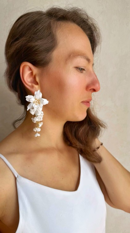 Bridal Floral Earrings with big flower  (5).jpeg